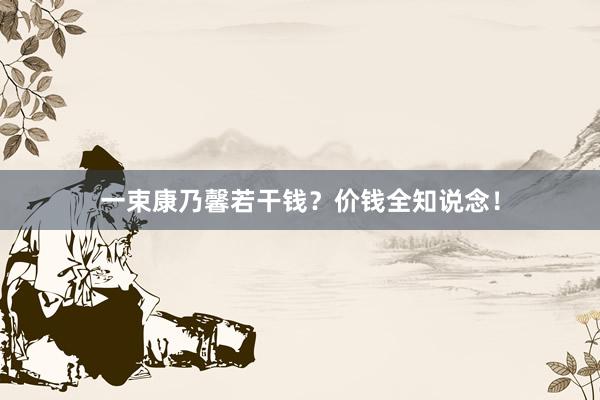 一束康乃馨若干钱？价钱全知说念！